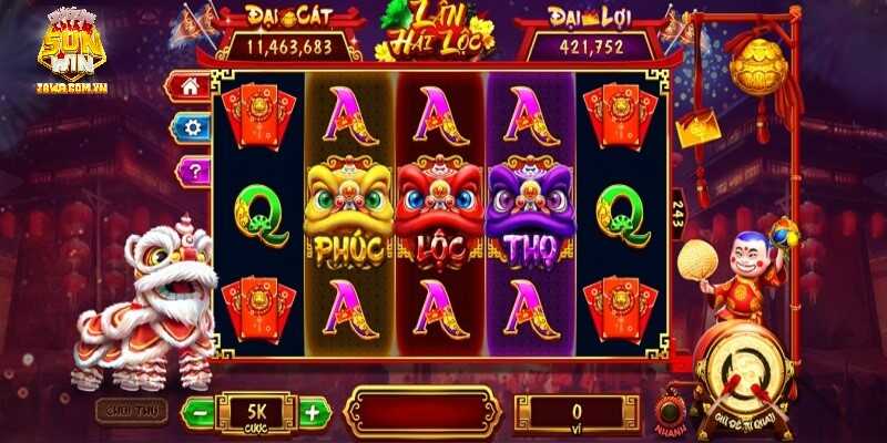 Game slot Lân hái lộc cực hot